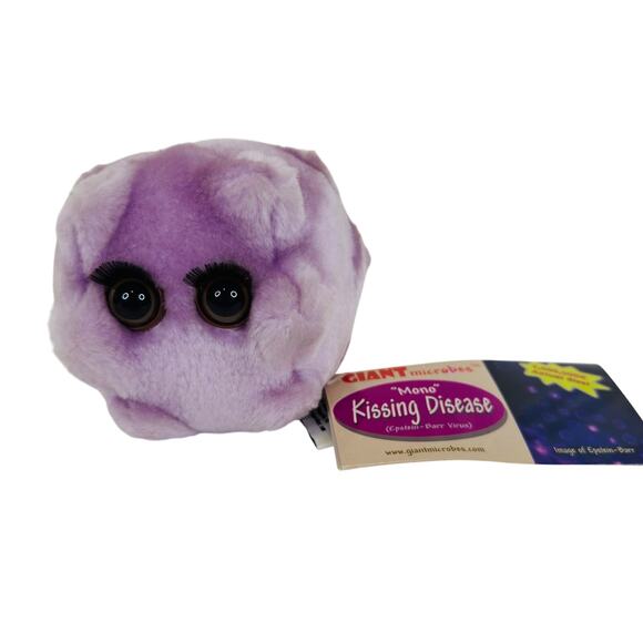 GIANTmicrobes Kissing Mono Disease Plush NWT - Picture 3 of 12
